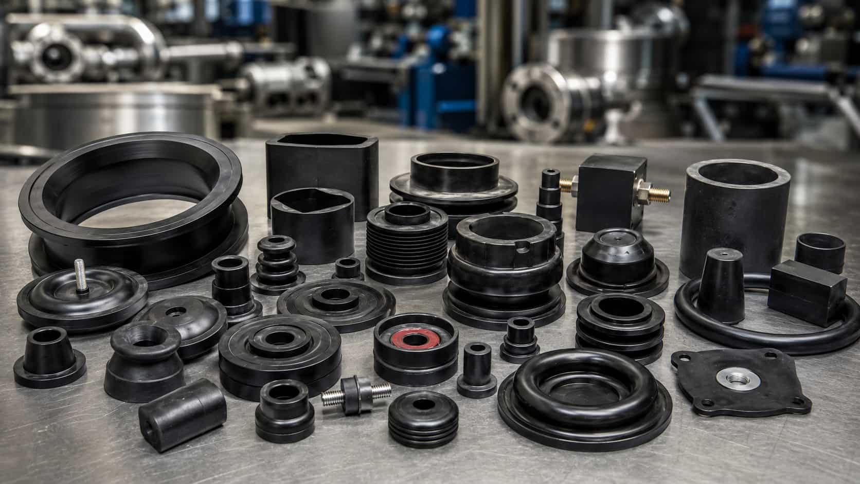 Peças técnicas em borracha para alta performance